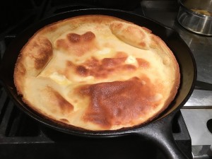 Dutch Baby Pancake with butter